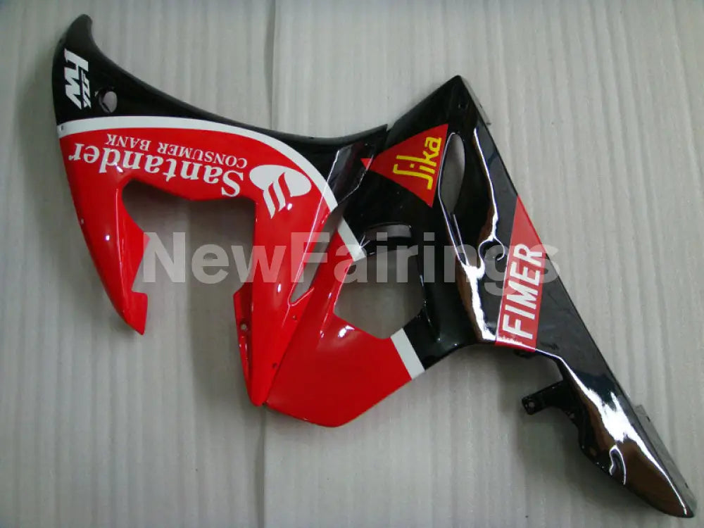 Black and Red Santander - YZF-R6 05 Fairing Kit