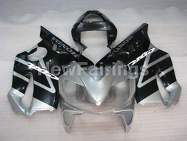 Black and Silver Factory Style - CBR600 F4i 01-03 Fairing Kit