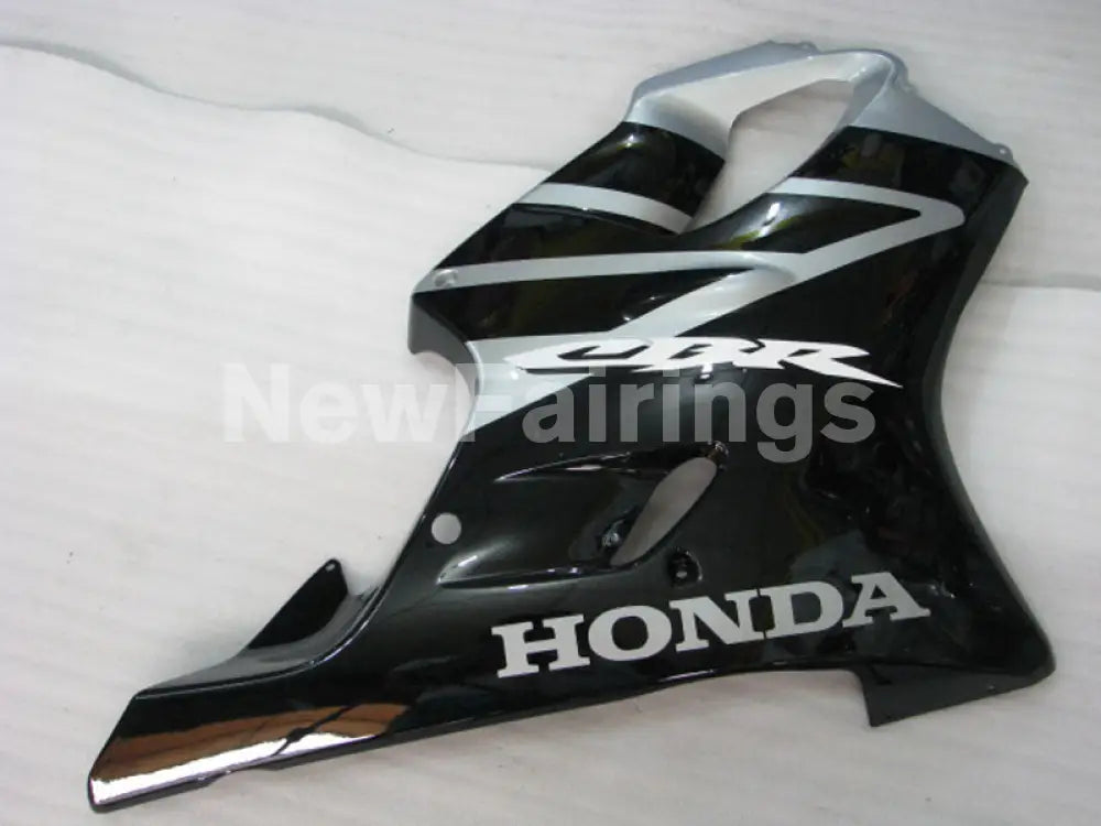 Black and Silver Factory Style - CBR600 F4i 01-03 Fairing Kit