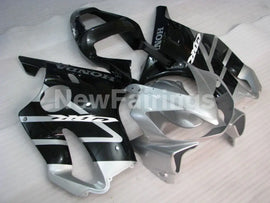 Black and Silver Factory Style - CBR600 F4i 01-03 Fairing Kit