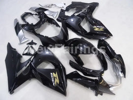 Black and Silver Factory Style - GSX-R1000 09-16 Fairing Kit