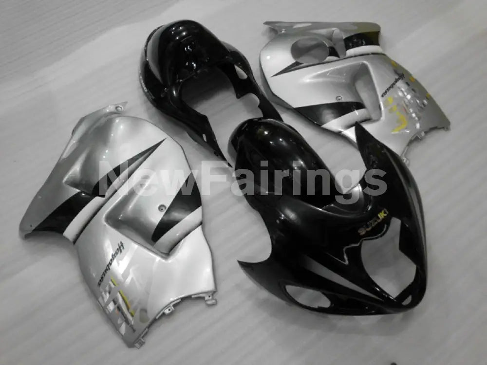 Black and Silver Factory Style - GSX1300R Hayabusa 99-07 Fairing Kit