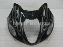 Cargar imagen en el visor de la galería, Black and Silver Flame - GSX1300R Hayabusa 99-07 Fairing Kit