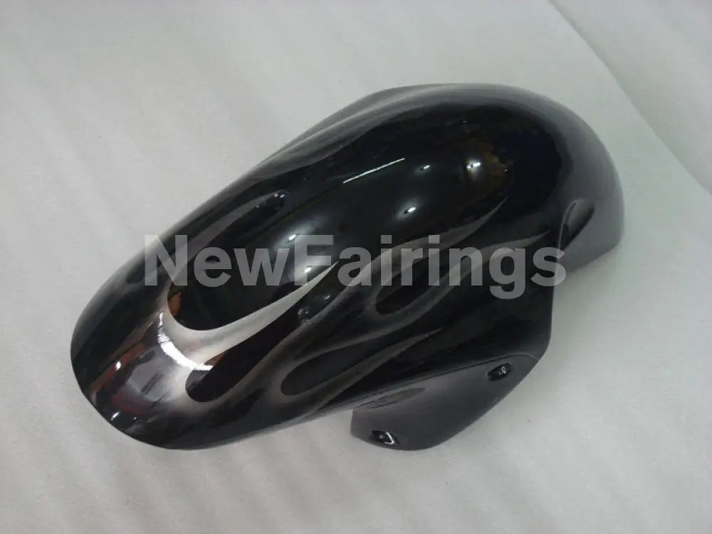 Black and Silver Flame - GSX1300R Hayabusa 99-07 Fairing Kit