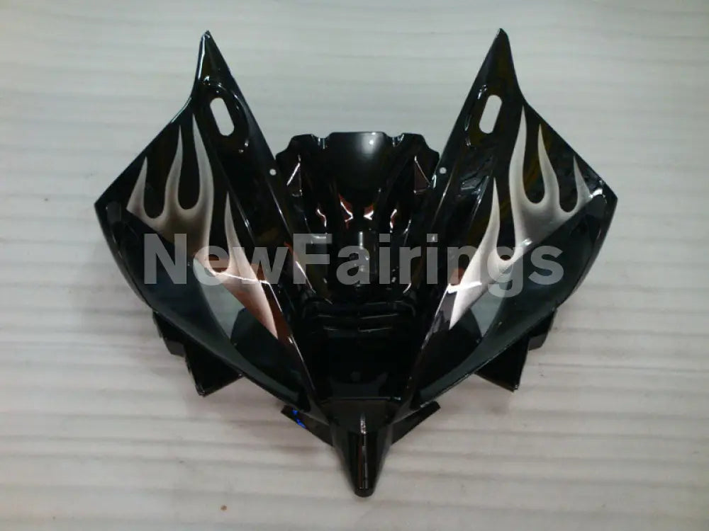 Black and Silver Flame- YZF-R6 06-07 Fairing Kit
