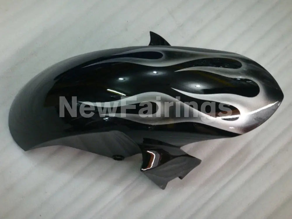 Black and Silver Flame- YZF-R6 06-07 Fairing Kit