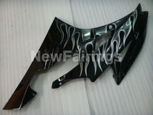 Cargar imagen en el visor de la galería, Black and Silver Flame- YZF-R6 06-07 Fairing Kit