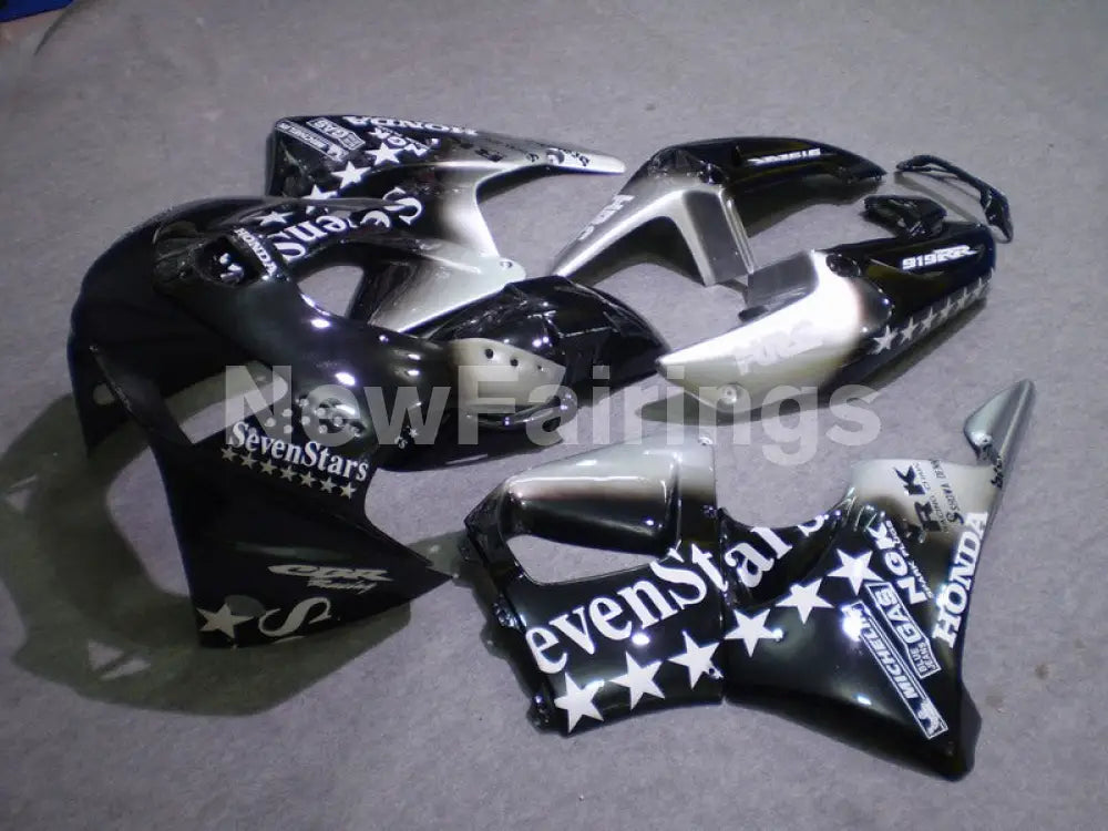 Black and Silver SevenStars - CBR 919 RR 98-99 Fairing Kit