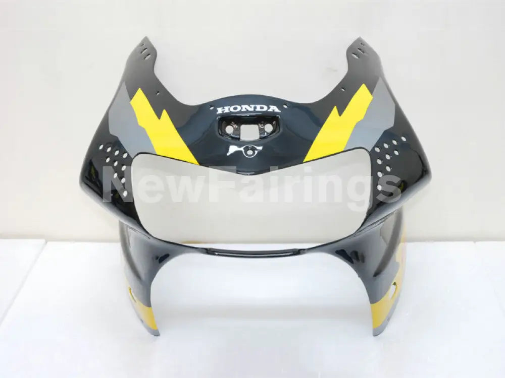 Black and Silver Yellow Factory Style - CBR 919 RR 98-99 Fairing Kit