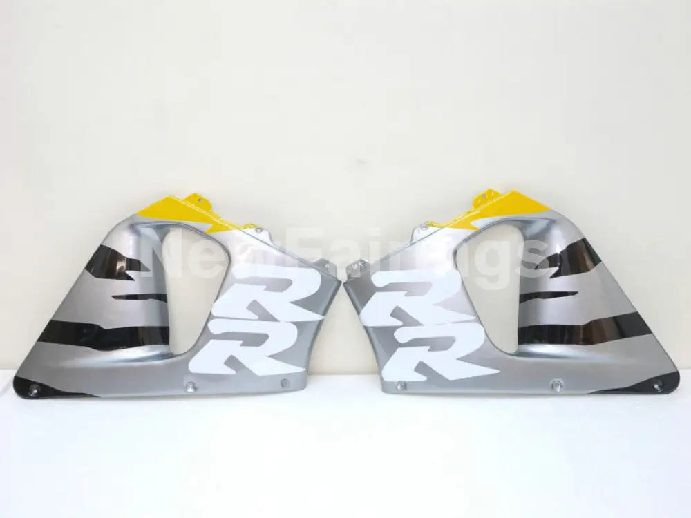 Black and Silver Yellow Factory Style - CBR 919 RR 98-99 Fairing Kit