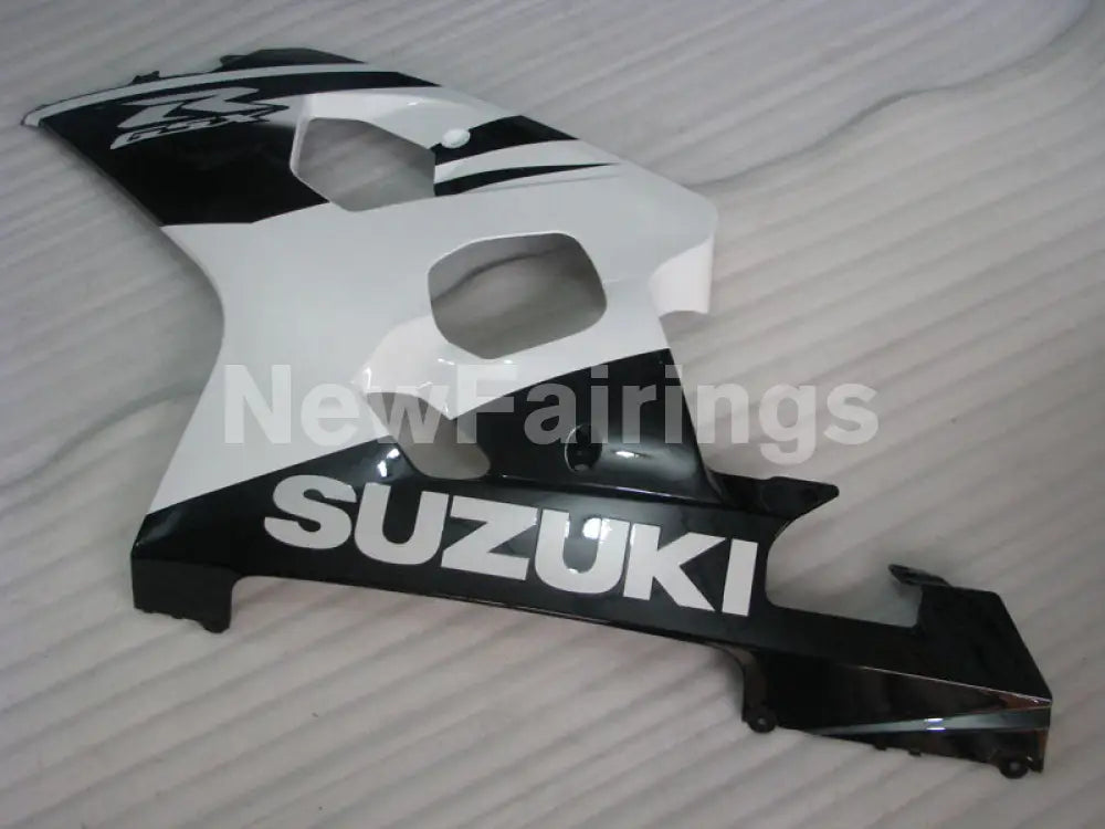 Black and White Factory Style - GSX-R600 04-05 Fairing Kit