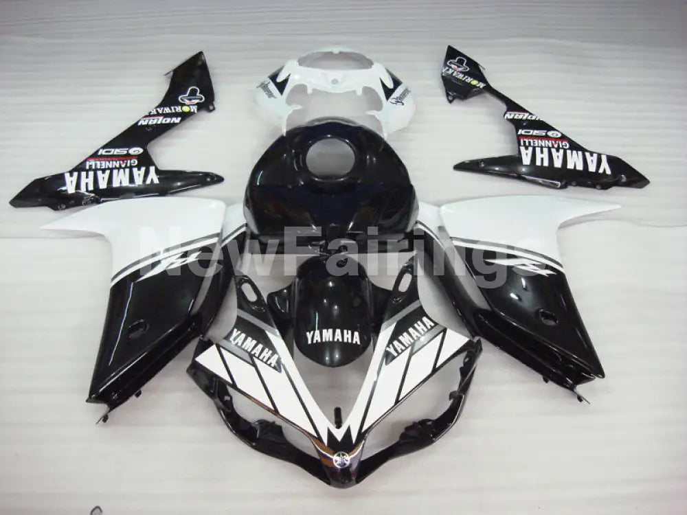 Black and White Factory Style - YZF-R1 07-08 Fairing Kit