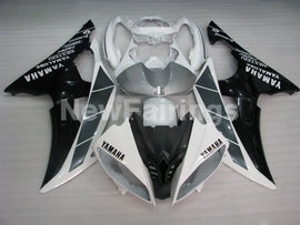 Black and White Factory Style - YZF-R6 08-16 Fairing Kit