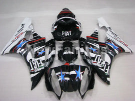 Black and White FIAT - YZF-R6 06-07 Fairing Kit