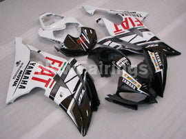 Black and White FIAT - YZF-R6 08-16 Fairing Kit