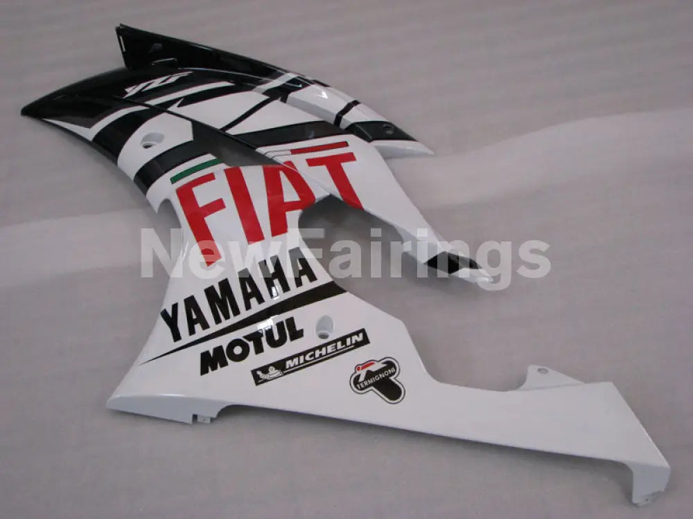 Black and White FIAT - YZF-R6 08-16 Fairing Kit