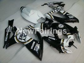 Black and White Lucky Strike - GSX-R600 06-07 Fairing Kit