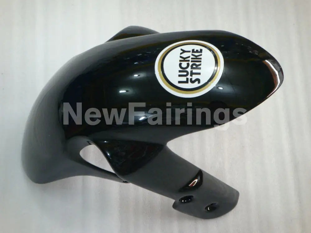 Black and White Lucky Strike - GSX-R600 06-07 Fairing Kit