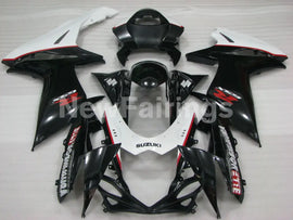 Black and White Red Factory Style - GSX-R750 11-24 Fairing Kit