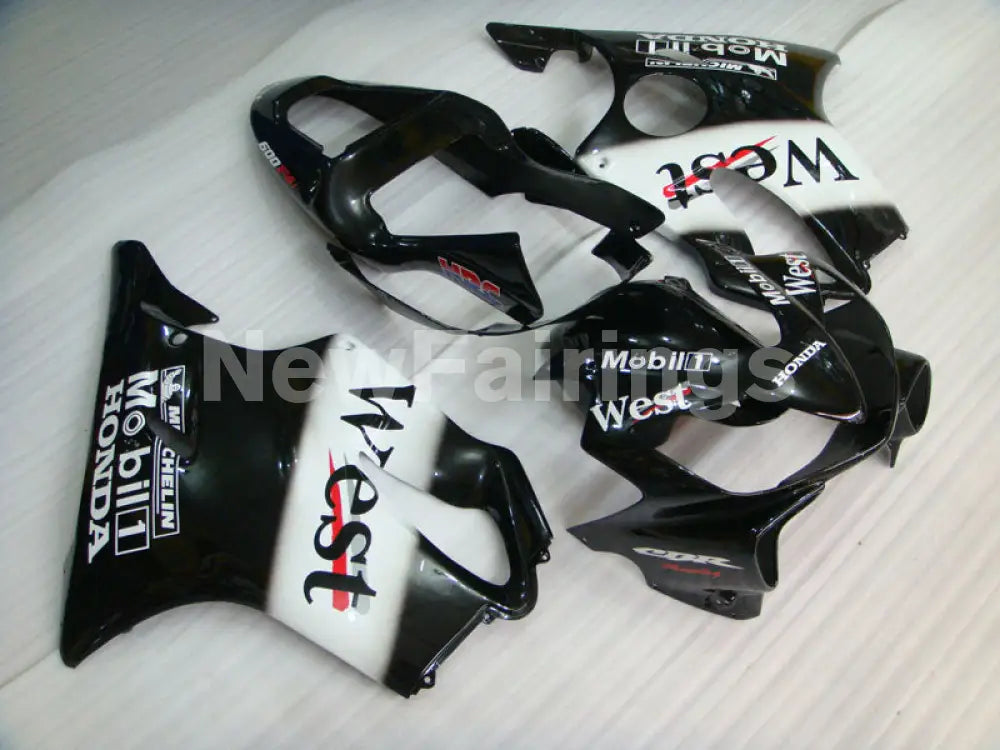 Black and White West - CBR600 F4i 01-03 Fairing Kit