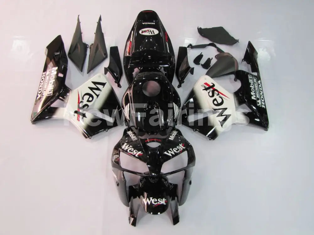 Black and White West - CBR600RR 05-06 Fairing Kit