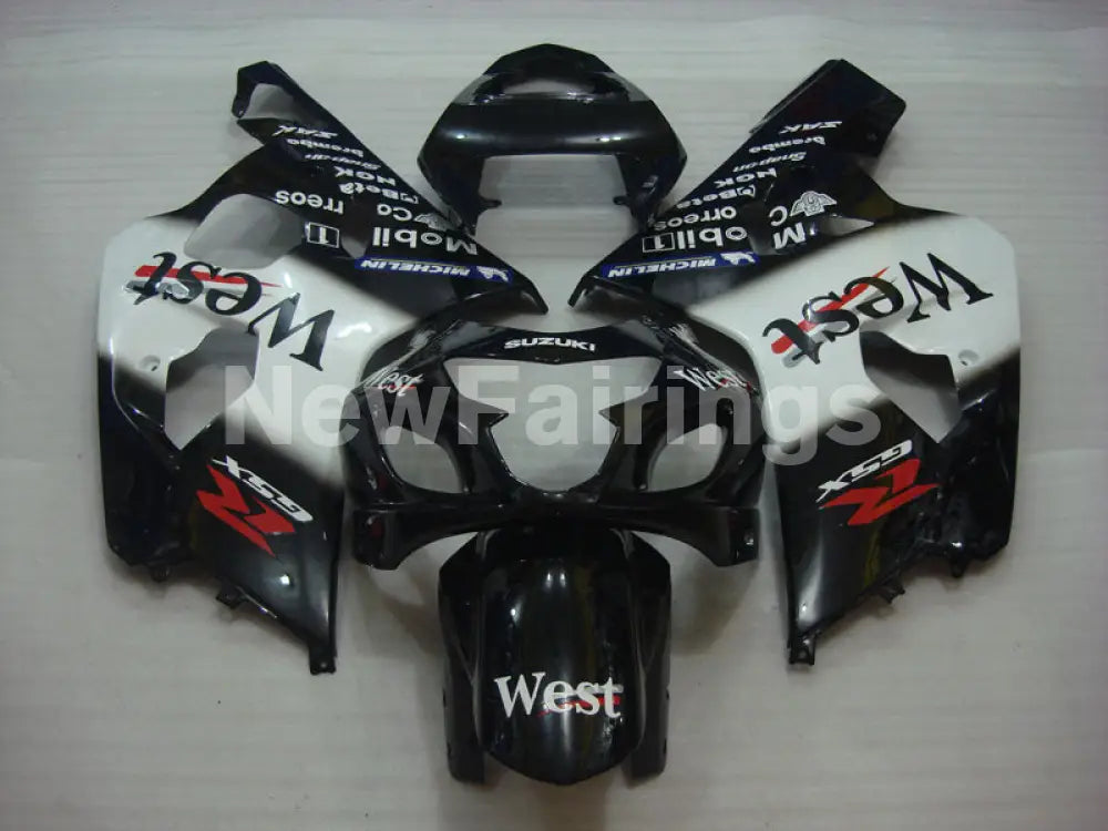 Black and White West - GSX-R600 04-05 Fairing Kit