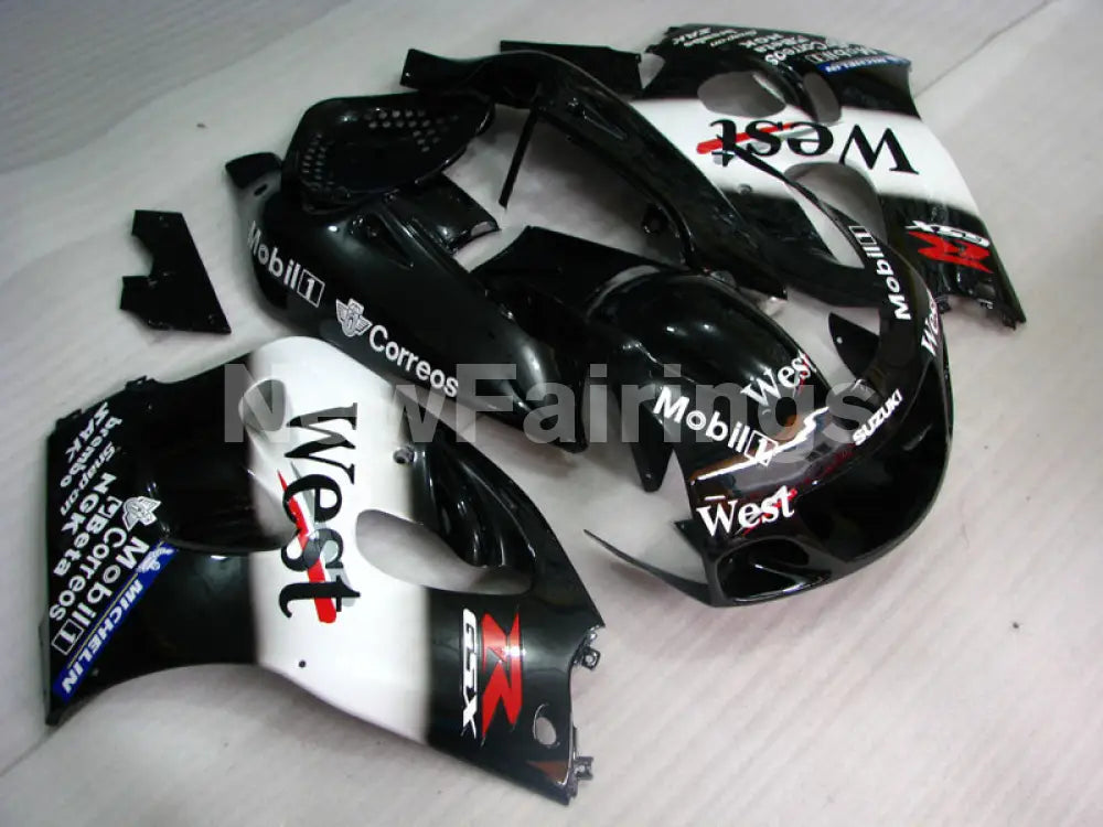 Black and White West - GSX-R600 96-00 Fairing Kit