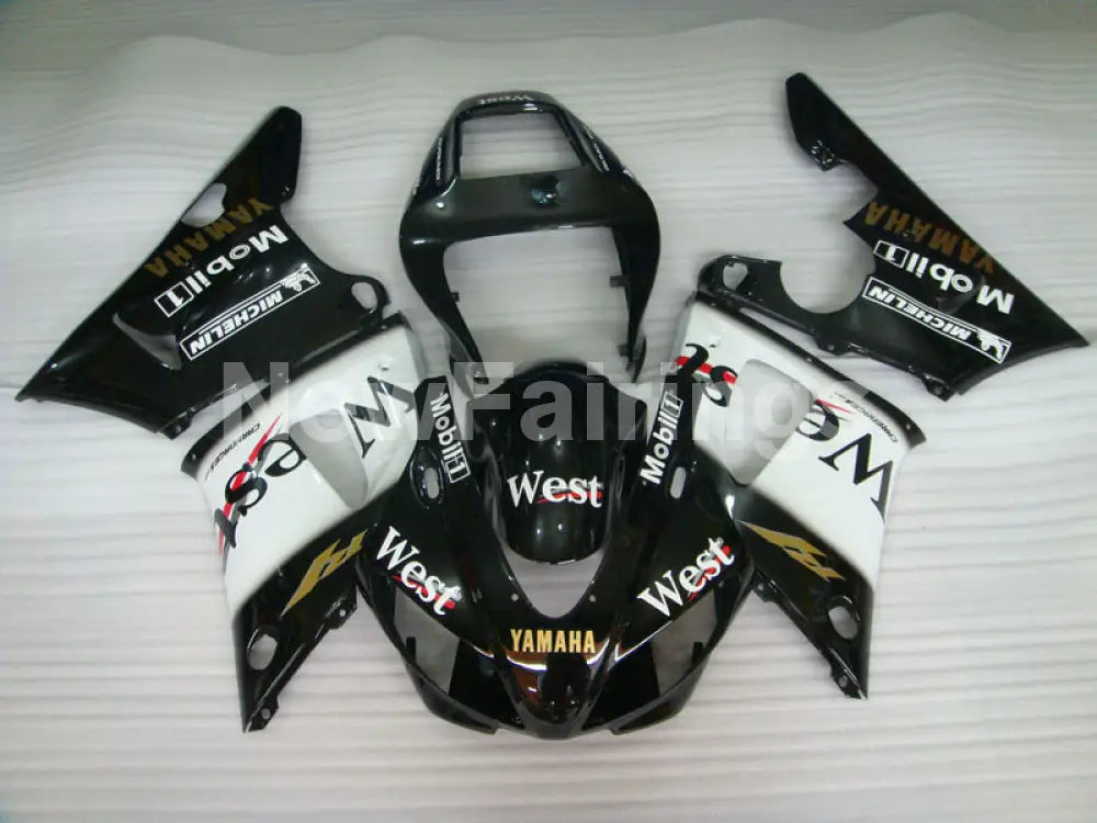 Black and White West - YZF-R1 98-99 Fairing Kit