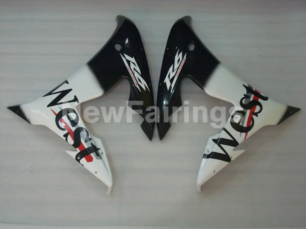 Black and White West - YZF-R6 05 Fairing Kit