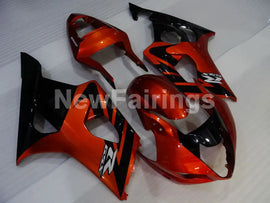 Black and Wine Red Factory Style - GSX-R1000 03-04 Fairing Kit