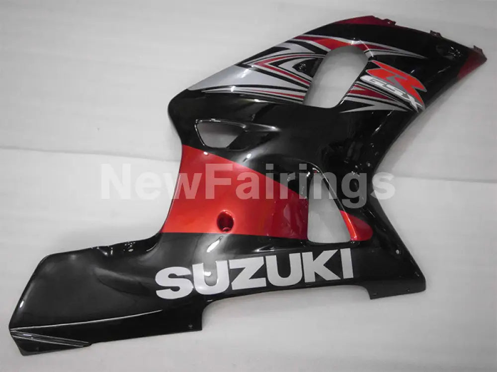 Black and Wine Red Factory Style - GSX-R750 00-03 Fairing Kit