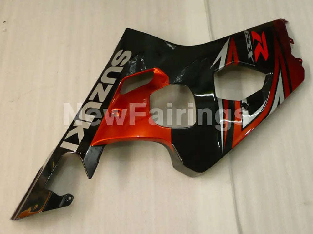 Black and Wine Red Factory Style - GSX-R750 04-05 Fairing Kit