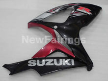 Cargar imagen en el visor de la galería, Black and Wine Red Factory Style - GSX-R750 06-07 Fairing Kit