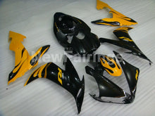 Cargar imagen en el visor de la galería, Black and Yellow Flame - YZF-R1 04-06 Fairing Kit