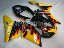 Cargar imagen en el visor de la galería, Black and Yellow Flame - YZF-R1 98-99 Fairing Kit