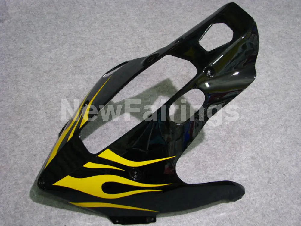 Black and Yellow Flame - YZF1000R Thunderace 96-05 Fairing Kit