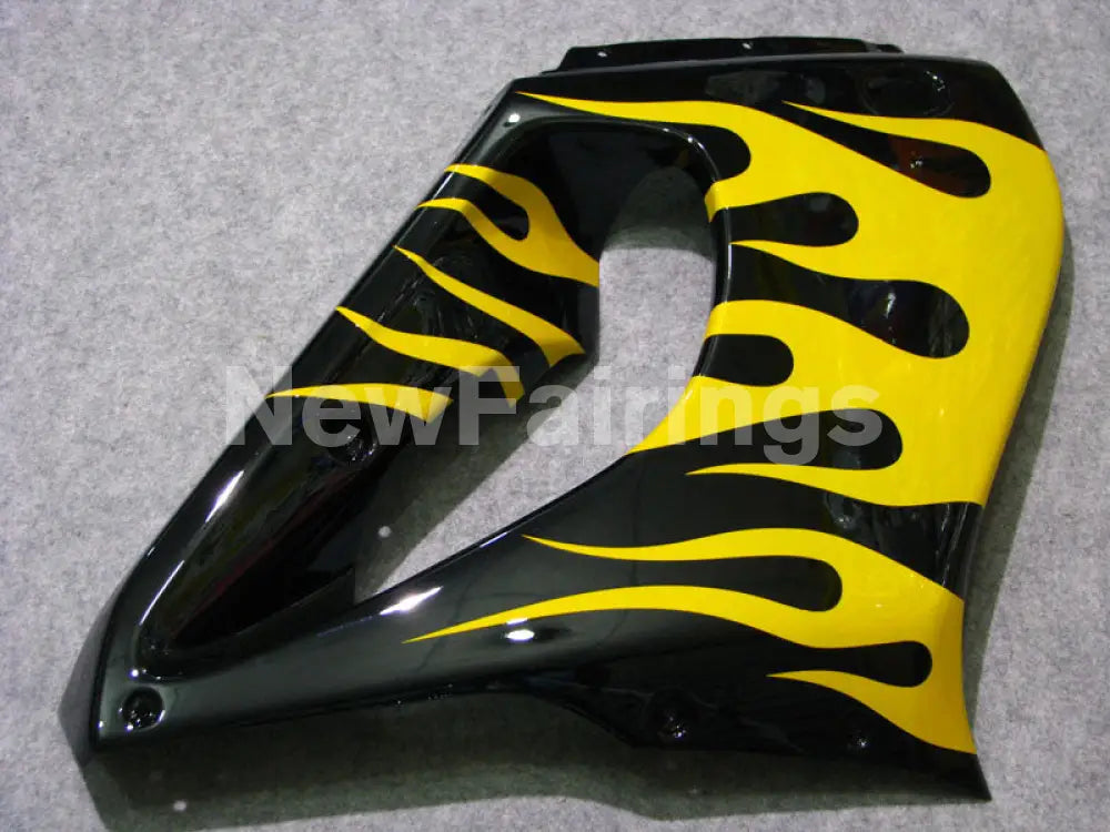Black and Yellow Flame - YZF1000R Thunderace 96-05 Fairing Kit