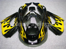 Cargar imagen en el visor de la galería, Black and Yellow Flame - YZF1000R Thunderace 96-05 Fairing Kit