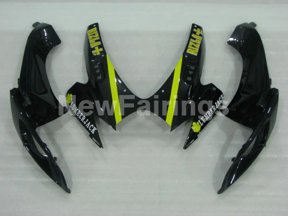 Black and Yellow Rizla - GSX-R600 06-07 Fairing Kit