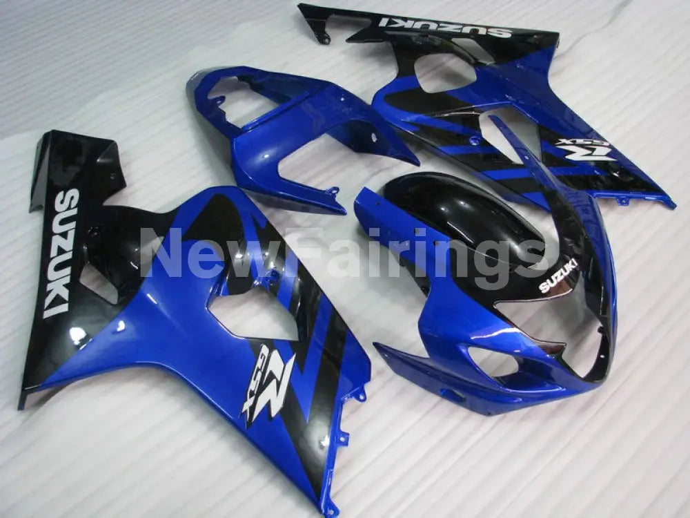 Black Blue Factory Style - GSX-R600 04-05 Fairing Kit
