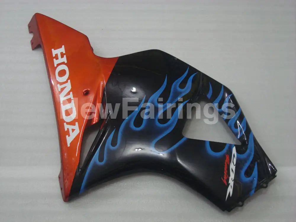 Black and Blue Flame - CBR 954 RR 02-03 Fairing Kit