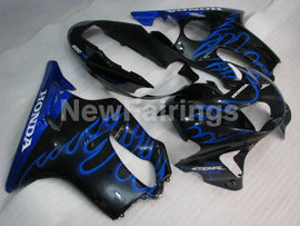 Black and Blue Flame - CBR600 F4 99-00 Fairing Kit