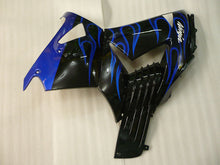 Cargar imagen en el visor de la galería, Black and Blue Flame - NINJA ZX-14R 06-11 Fairing Kit
