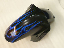 Cargar imagen en el visor de la galería, Black and Blue Flame - NINJA ZX-14R 06-11 Fairing Kit