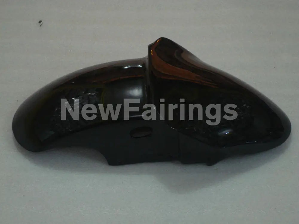 Black and Blue Flame - NINJA ZX-6R 00-02 Fairing Kit