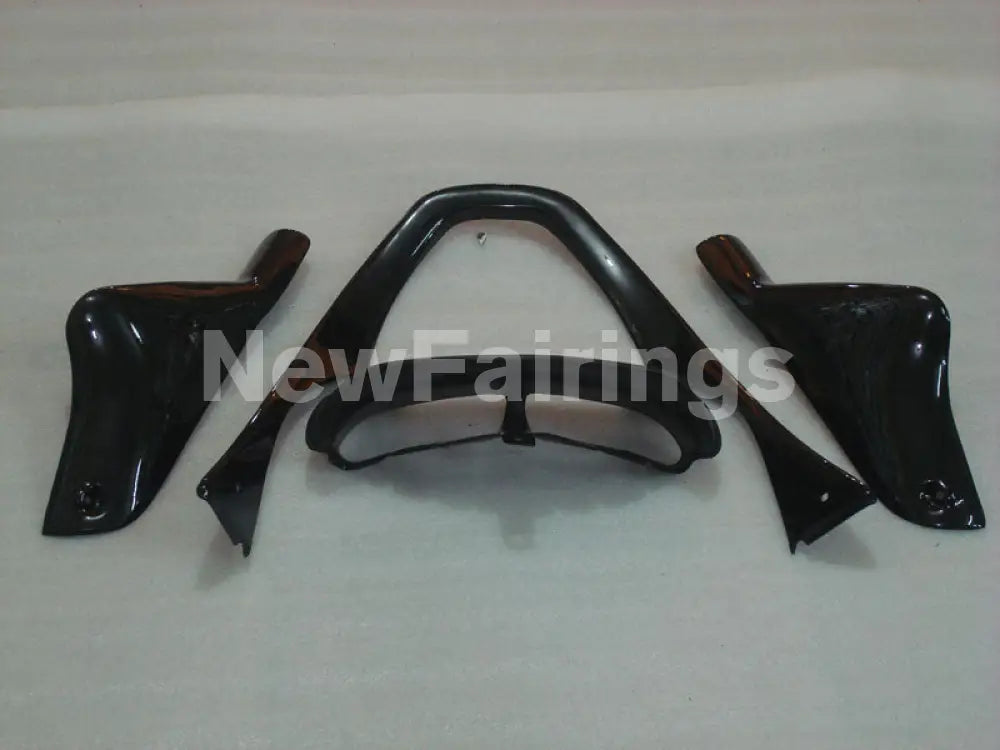 Black and Blue Flame - NINJA ZX-6R 00-02 Fairing Kit