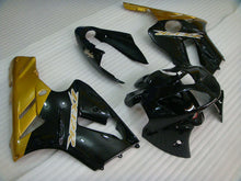 Cargar imagen en el visor de la galería, Black and Golden Factory Style - NINJA ZX-12R 02-04 Fairing Kit