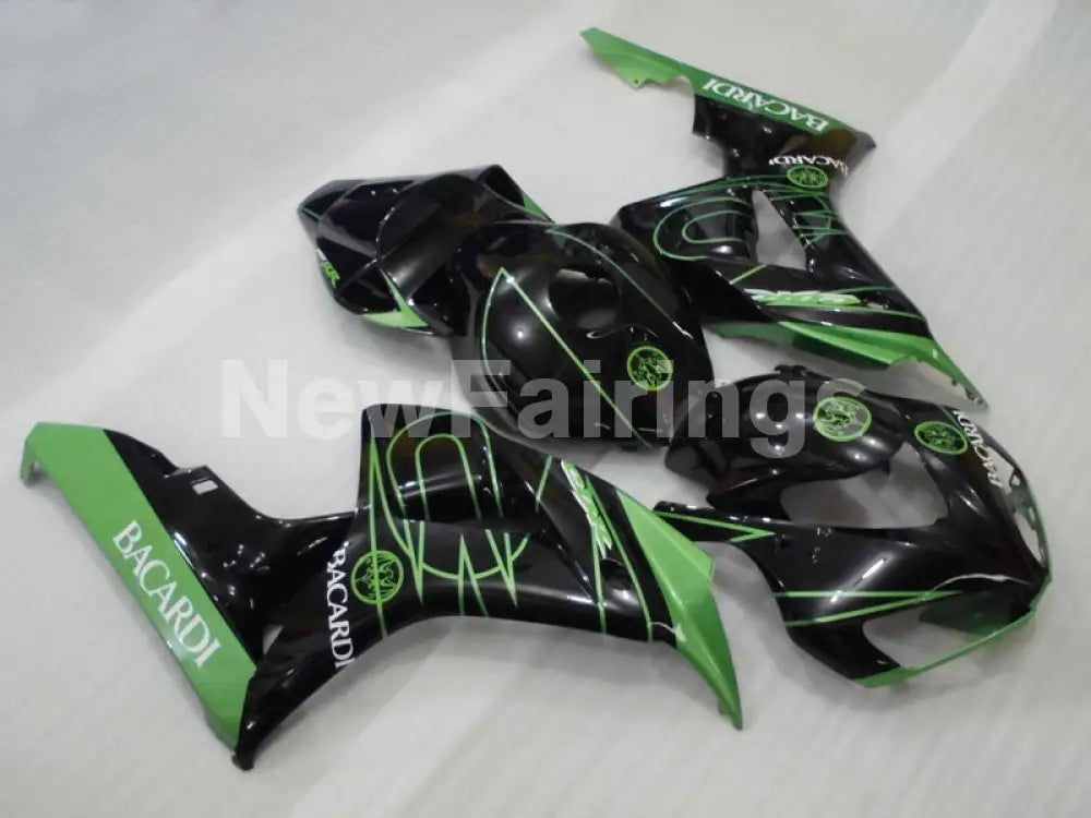 Black and Green BACARDI - CBR1000RR 06-07 Fairing Kit