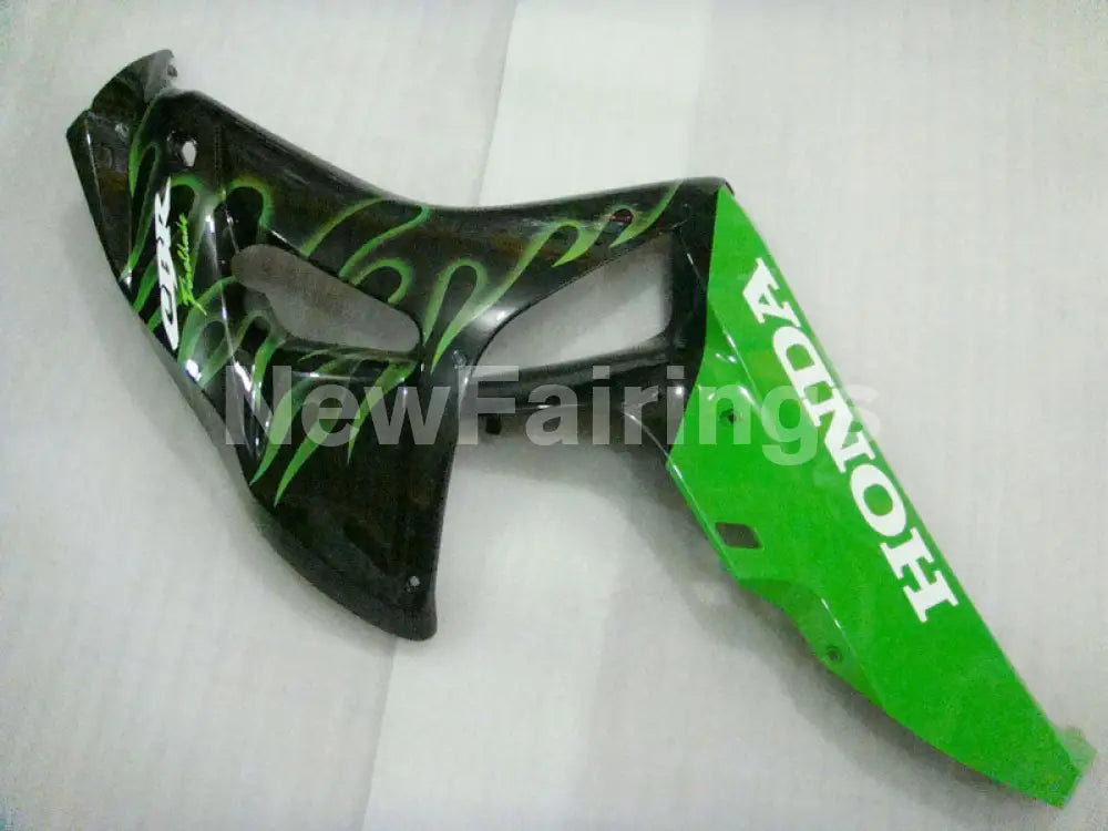 Black and Green Flame - CBR1000RR 06-07 Fairing Kit