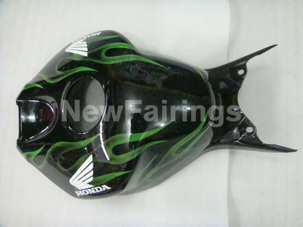 Black and Green Flame - CBR1000RR 06-07 Fairing Kit